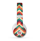 The Abstract Fall Colored Chevron Pattern Skin for the Beats by Dre Studio (2013+ Version) Headphones