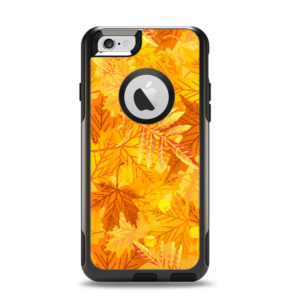 The Abstract Fall Leaves Apple iPhone 6 Otterbox Commuter Case Skin Set
