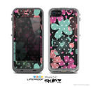 The Abstract Flower Arrangement Skin for the Apple iPhone 5c LifeProof Case