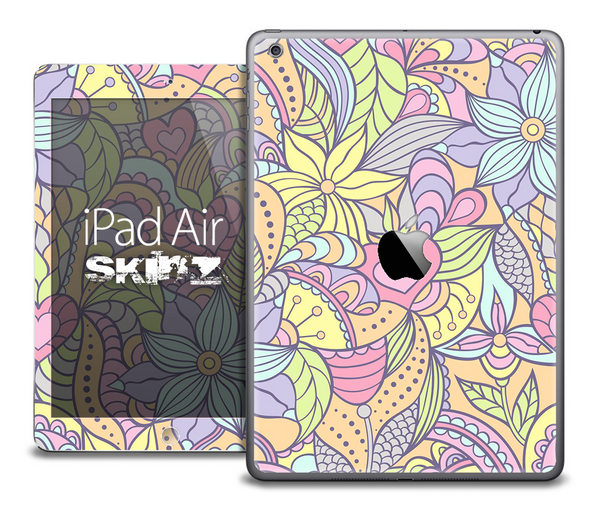 The Abstract Flower Pattern Skin for the iPad Air