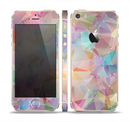 The Abstract Geometric Subtle Colored Connect Blocks Skin Set for the Apple iPhone 5s