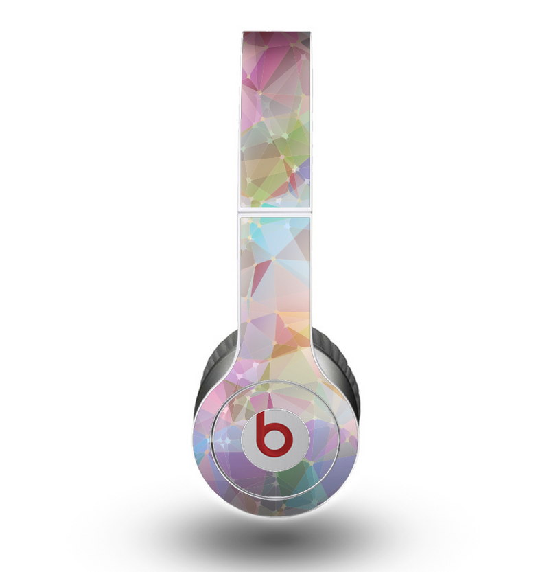 The Abstract Geometric Subtle Colored Connect Blocks Skin for the Beats by Dre Original Solo-Solo HD Headphones