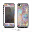 The Abstract Geometric Subtle Colored Connect Blocks Skin for the iPhone 5c nüüd LifeProof Case