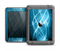 The Abstract Glowing Blue Swirls Apple iPad Air LifeProof Fre Case Skin Set