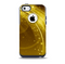The Abstract Gold Fantasy Swoop Skin for the iPhone 5c OtterBox Commuter Case