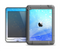 The Abstract Light Blue Scattered Snowflakes Apple iPad Mini LifeProof Nuud Case Skin Set