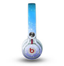 The Abstract Light Blue Scattered Snowflakes Skin for the Beats by Dre Mixr Headphones