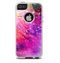 The Abstract Neon Paint Explosion Skin For The iPhone 5-5s Otterbox Commuter Case