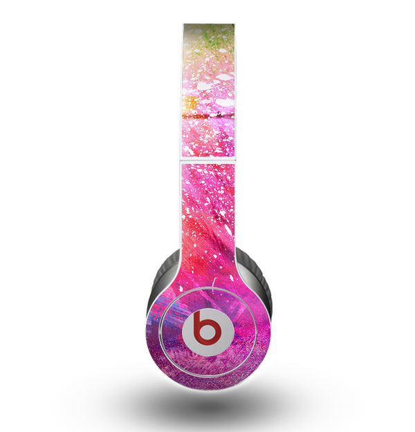 The Abstract Neon Paint Explosion Skin for the Beats by Dre Original Solo-Solo HD Headphones