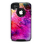 The Abstract Neon Paint Explosion Skin for the iPhone 4-4s OtterBox Commuter Case