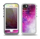 The Abstract Neon Paint Explosion Skin for the iPhone 5-5s OtterBox Preserver WaterProof Case