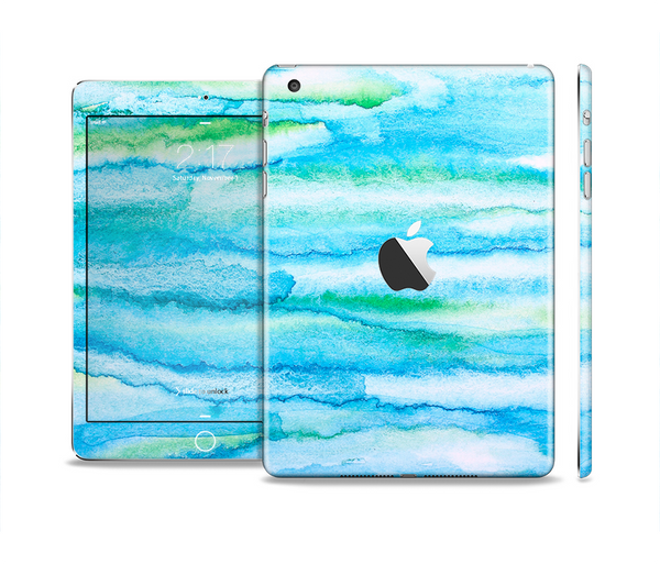 The Abstract Oil Painting Lines Full Body Skin Set for the Apple iPad Mini 2