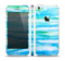 The Abstract Oil Painting Lines Skin Set for the Apple iPhone 5s