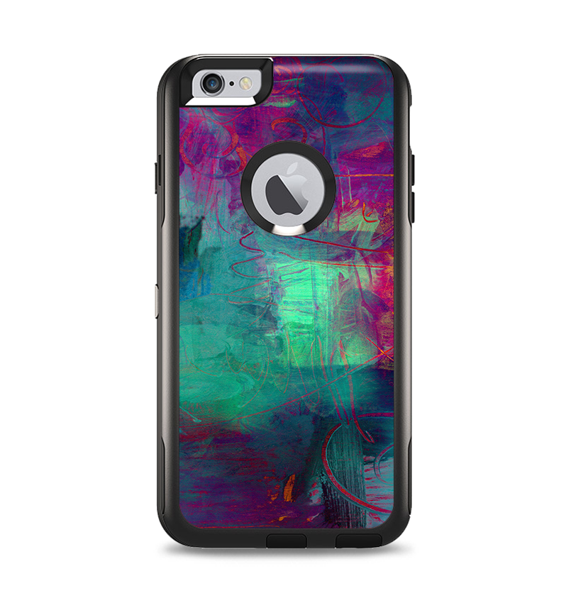 The Abstract Oil Painting V3 Apple iPhone 6 Plus Otterbox Commuter Case Skin Set