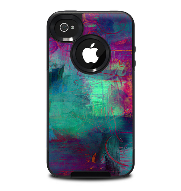 The Abstract Oil Painting V3 Skin for the iPhone 4-4s OtterBox Commuter Case