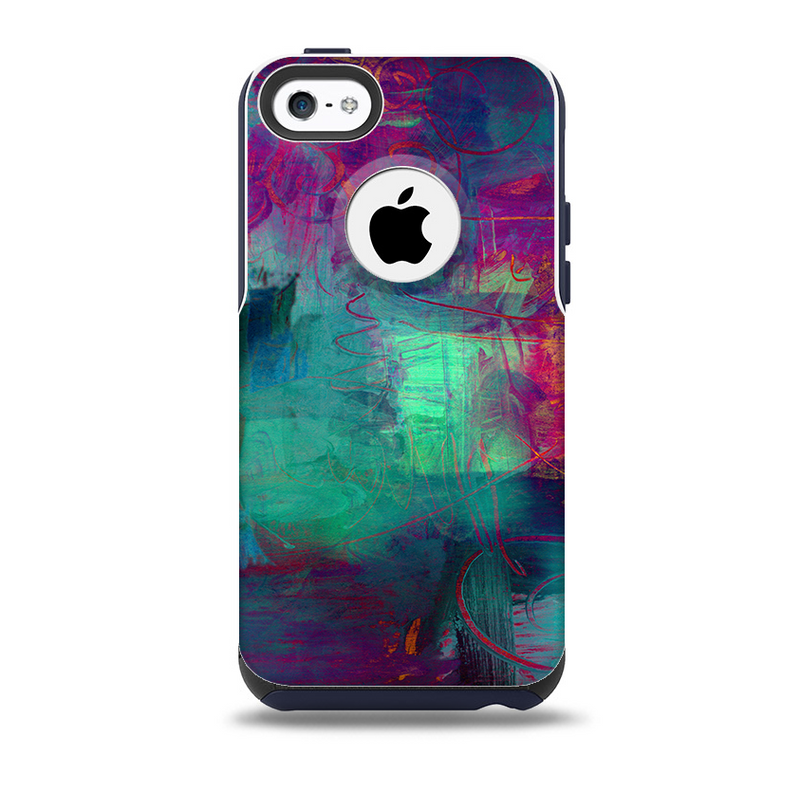 The Abstract Oil Painting V3 Skin for the iPhone 5c OtterBox Commuter Case