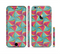 The Abstract Opened Green & Pink Cubes Sectioned Skin Series for the Apple iPhone 6 Plus