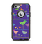 The Abstract Pattern-Filled Birds Apple iPhone 6 Otterbox Defender Case Skin Set
