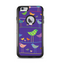 The Abstract Pattern-Filled Birds Apple iPhone 6 Plus Otterbox Commuter Case Skin Set
