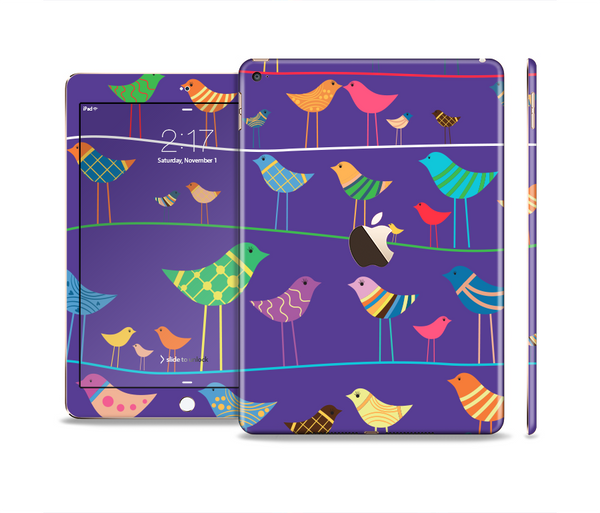The Abstract Pattern-Filled Birds Skin Set for the Apple iPad Pro