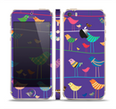 The Abstract Pattern-Filled Birds Skin Set for the Apple iPhone 5s