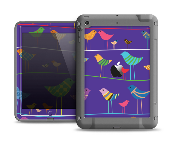 The Abstract Pattern-Filled Birds Apple iPad Mini LifeProof Fre Case Skin Set