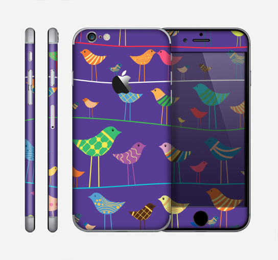 The Abstract Pattern-Filled Birds Skin for the Apple iPhone 6