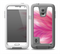 The Abstract Pink Flowing Feather Skin for the Samsung Galaxy S5 frē LifeProof Case