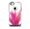 The Abstract Pink Flowing Feather Skin for the iPhone 5c OtterBox Commuter Case