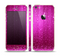 The Abstract Pink Neon Rain Curtain Skin Set for the Apple iPhone 5s