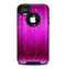 The Abstract Pink Neon Rain Curtain Skin for the iPhone 4-4s OtterBox Commuter Case