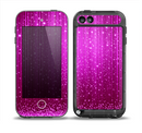 The Abstract Pink Neon Rain Curtain Skin for the iPod Touch 5th Generation frē LifeProof Case