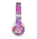 The Abstract Pink & Purple Vector Swirled Pattern Skin for the Beats by Dre Studio (2013+ Version) Headphones-Recovered