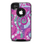The Abstract Pink & Purple Vector Swirled Pattern Skin for the iPhone 4-4s OtterBox Commuter Case