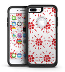 The Abstract Red Flower Pedals - iPhone 7 or 7 Plus Commuter Case Skin Kit