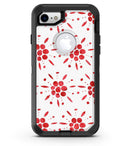 The Abstract Red Flower Pedals - iPhone 7 or 8 OtterBox Case & Skin Kits