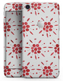 The Abstract Red Flower Pedals - Skin-kit for the iPhone 8 or 8 Plus
