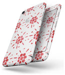 The Abstract Red Flower Pedals - Skin-kit for the iPhone 8 or 8 Plus