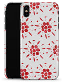 The Abstract Red Flower Pedals - iPhone X Clipit Case