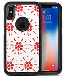 The Abstract Red Flower Pedals - iPhone X OtterBox Case & Skin Kits