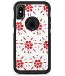 The Abstract Red Flower Pedals - iPhone X OtterBox Case & Skin Kits