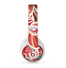 The Abstract Red & Green Vector Pattern Skin for the Beats by Dre Studio (2013+ Version) Headphones-Recovered