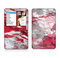 The Abstract Red, Pink and White Paint Splatter Skin For The Apple iPod Classic