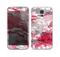 The Abstract Red, Pink and White Paint Splatter Skin For the Samsung Galaxy S5