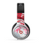 The Abstract Red, Pink and White Paint Splatter Skin for the Beats by Dre Pro Headphones