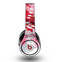 The Abstract Red, Pink and White Paint Splatter Skin for the Original Beats by Dre Studio Headphones