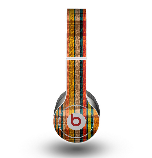 The Abstract Retro Stripes Skin for the Beats by Dre Original Solo-Solo HD Headphones