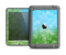 The Abstract Shaped Sparkle Unfocused Blue & Green Apple iPad Mini LifeProof Nuud Case Skin Set