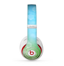 The Abstract Shaped Sparkle Unfocused Blue & Green Skin for the Beats by Dre Studio (2013+ Version) Headphones