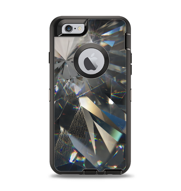 The Abstract Shattered Crystal Pattern Apple iPhone 6 Otterbox Defender Case Skin Set